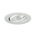 recessed luminaire round, swivelling GX5,3 IP20, white dimmable