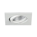 recessed luminaire swivelling, square GX5,3 IP20, white dimmable