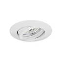 recessed luminaire round, swivelling GX5,3 IP20, white dimmable