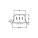 Brumberg recessed luminaire INDIWO68-S 350MA P&P square, swivelling, current constant IP20