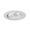 recessed luminaire PAYTON-R round, swivelling LED IP20, white dimmable 3W 290lm 2700K 38� 38� CRI 80-89