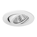 Recessed LED spot dim2warm, 350mA, 6W 3000-1800K 460lm 38�, white