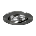 Recessed LED spot INDIWO68, IP20, round, 350mA, 5.5W 3000-1800K 550lm 36�, swivelling, dim2warm, matt nickel
