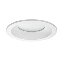 Recessed LED downlight BOWL, IP20, round, � 13.6cm, 350mA, 12W 3000K 970lm 100�, white / diffuse