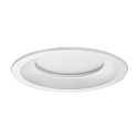 Recessed LED downlight BOWL, IP20, round, � 17.5cm, 500mA, 20W 4000K 1720lm 100�, white / diffuse
