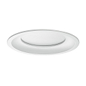 Recessed LED downlight BOWL, IP20, round, � 23cm, 700mA, 30W 4000K 2630lm 100�, white / diffuse