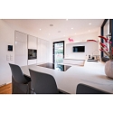Brumberg Recessed LED downlight ZULO MAXI, IP54 IK03, round, 20W 3000K/4000K/5700K 1880lm 90�, fixed