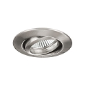 Recessed HV spot GU10, max. 50W, round, matt nickel