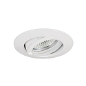recessed luminaire BREENA R round, swivelling GU10 IP20, white dimmable