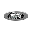 Recessed HV spot GU10, max. 50W, round, chrome
