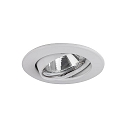 Recessed HV spot GU10, max. 50W, round, white