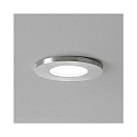 Brumberg recessed luminaire STEAM-R round, direct IP65, black dimmable