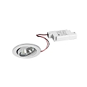 recessed spotlight BRONNY LED PHASE-DIM round, swivelling, incl. driver, set of 1 IP20, white matt dimmable