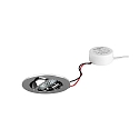 recessed luminaire TIRREL-R round, swivelling IP20, chrome dimmable 6W 680lm 3000K 38� 38� CRI >80