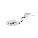 recessed luminaire TIRREL-R round, swivelling IP20, white dimmable 6W 680lm 3000K 38� 38� CRI >80
