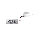 recessed luminaire TIRREL-S square, swivelling IP20, white dimmable 6W 680lm 3000K 38� 38� CRI >80