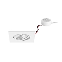 recessed luminaire IP65, glossy, white  7W 620lm 3000K 20-40� 20-40� CRI 80-89