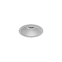 ceiling recessed luminaire DIOS MINI round, direct IP20, silver dimmable