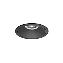 ceiling recessed luminaire DIOS MIDI round, direct IP20, black dimmable
