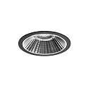 ceiling recessed luminaire APOLLO MIDI round, direct IP20, black 