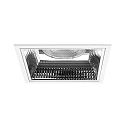 ceiling recessed luminaire APOLLO MEGA square, direct IP20, white 
