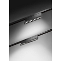 Brumberg track linear luminaire PEPA LINEAR 22.3CM TILT LENS DALI controllable, tiltable, with lens optics IP20, black matt dimmable