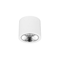 downlight APOLLO MAXI round, DALI controllable, faceted IP20, powder coated, white dimmable