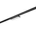 3-phase spot BALI MINI DA-WB 96�/83� DALI-2 - 29.4CM rotatable, DALI controllable, with lens optics IP20, black matt dimmable