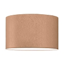 Ceiling luminaire SOFT TUBE 280, � 28cm, 2 x E27 max. 60W, shade chintz hazelnut / diffuser PC