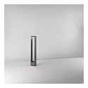 Brumberg Outdoor LED bollard light, IP54, 230V AC, 60cm, 9W 3000K 310lm, incl. 50cm power cable, structured graphite