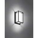 Brumberg Outdoor wall luminaire ALLAN switchable LED IP54, graphite 