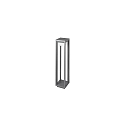 bollard lamp LEVU short, switchable IP54, powder coated, graphite grey 