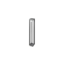 bollard lamp LEVU long, switchable IP54, powder coated, graphite grey 