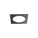 ring MUNA MINI square, black matt