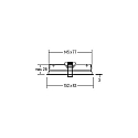 Brumberg Recessed square 2-fold frame for luminaire COUPLED (BRUM-12640 /-41 /-42 /-43 /-44 /-45), white