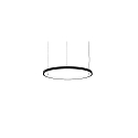 pendant luminaire ANDROS IN � 80CM Matter controllable IP20, powder coated, black matt dimmable