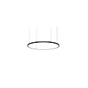 pendant luminaire ANDROS IN � 120CM Matter controllable IP20, powder coated, black matt dimmable