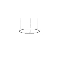 pendant luminaire ANDROS IN/OUT � 800CM DALI controllable IP20, powder coated, black matt dimmable