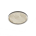 acoustical element SILENTIUM (STRUCTURE) FOR BIRO40 / 3.5CM / 120CM round, creme