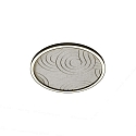 acoustical element SILENTIUM (STRUCTURE) FOR DEVON / 3.5CM / 120CM round, black