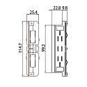 Brumberg 3-phase straight connector