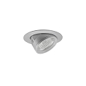 ceiling recessed luminaire ARTEMIS MINI round, direct IP20, silver dimmable