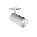 spot TRAXX MINI round, swivelling, rotatable, switchable LED IP20, silver 