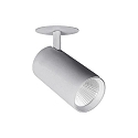 spot TRAXX MAXI round, swivelling, rotatable, switchable LED IP20, silver 