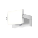 CMD Creative Metalldesign outdoor wall luminaire CCT Switch, tiltable, with motion detector IP54, white