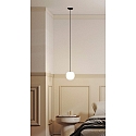 pendant luminaire ACAI 16 1 flame E27 IP20, mat, opal white dimmable