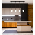 Casablanca pendant luminaire ACAI 16 4 flames E27 IP20, mat, opal white dimmable