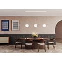 Casablanca pendant luminaire ACAI 21 3 flames E27 IP20, mat, opal white dimmable