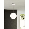 Casablanca pendant luminaire ACAI 26 1 flame E27 IP20, mat, opal white dimmable