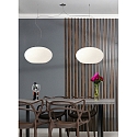 Casablanca Pendant luminaire AIH, 2x E27, IP20, white glossy